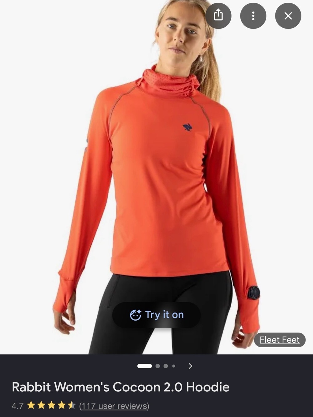 Women's Cocoon 2.0 Hoodie - Orange